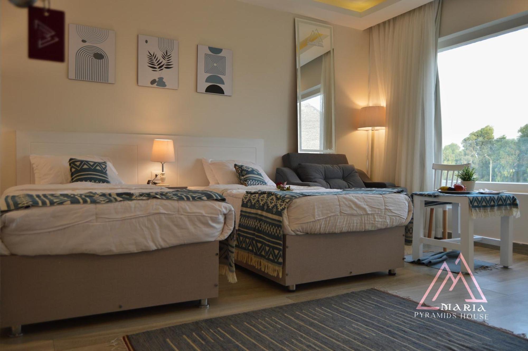 Maria Pyramids House Hotel Kafret el-Gabal Buitenkant foto