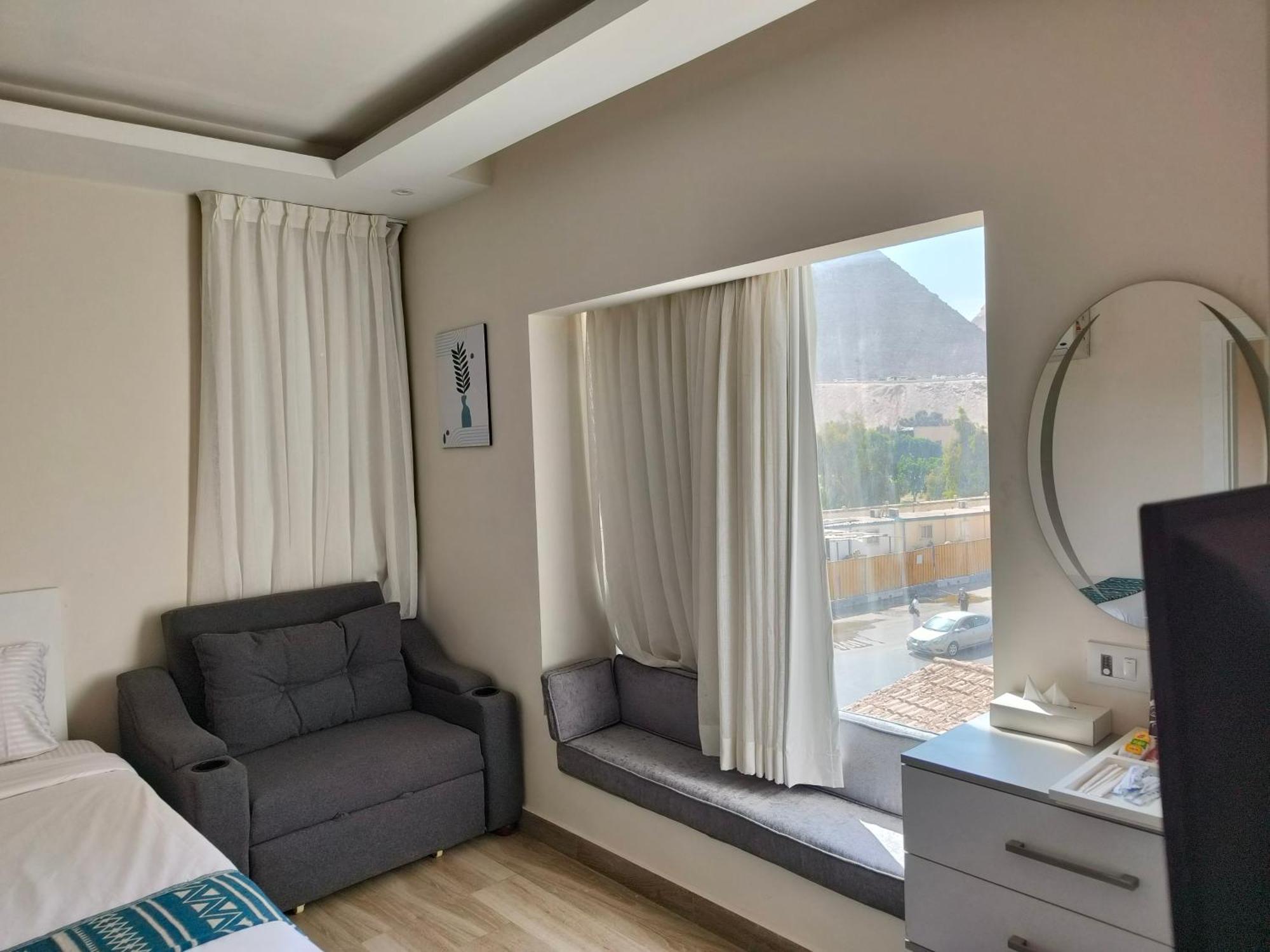 Maria Pyramids House Hotel Kafret el-Gabal Kamer foto